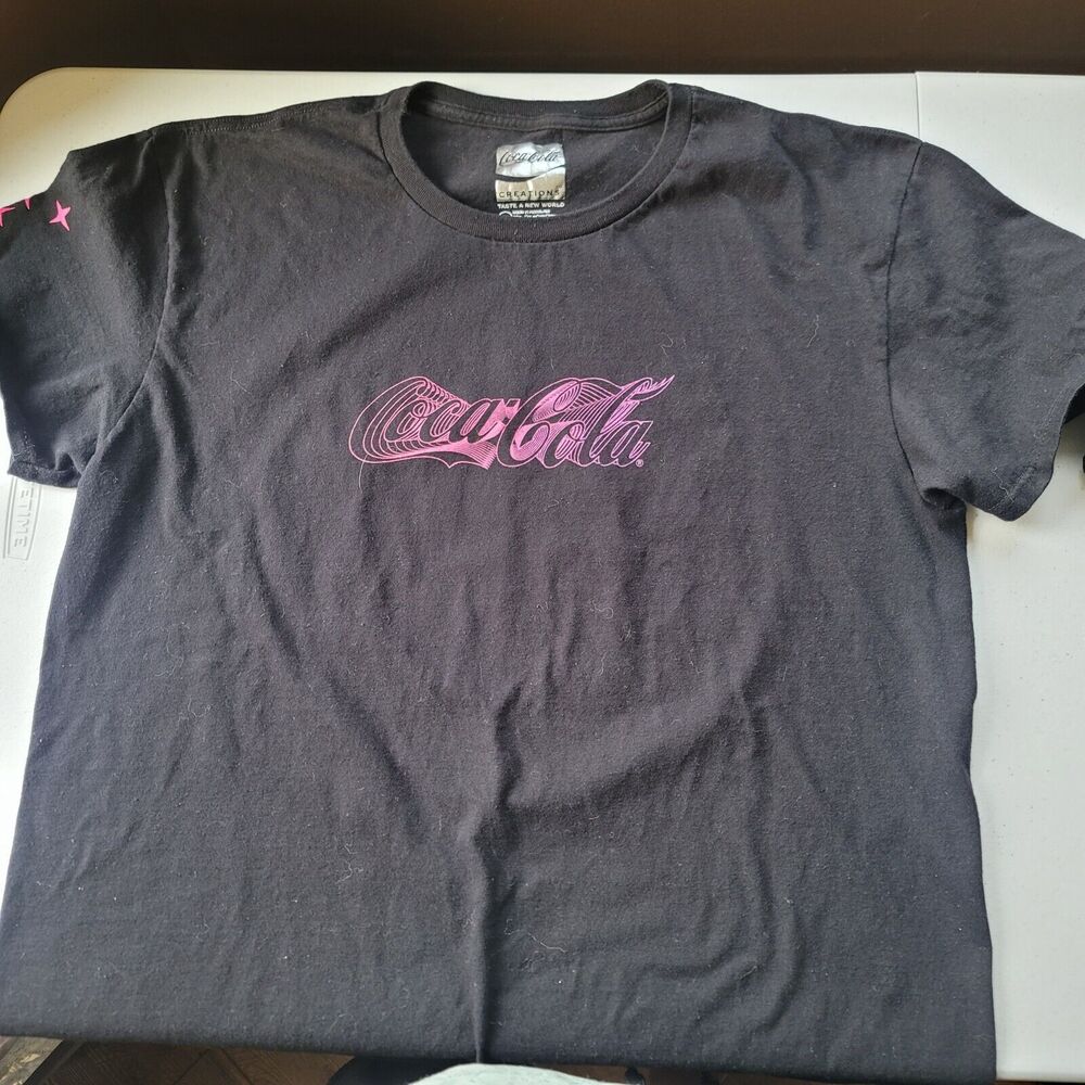 Pacsun Coca Cola Black Large T-Shirt Taste A New World Unisex